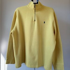 Polo Ralph Lauren Yellow Zip-Up Sweater